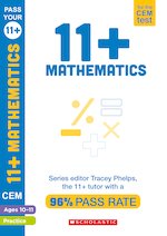 Pass Your 11+: 11+ Mathematics Practice and Assessment for the CEM Test Ages 10-11