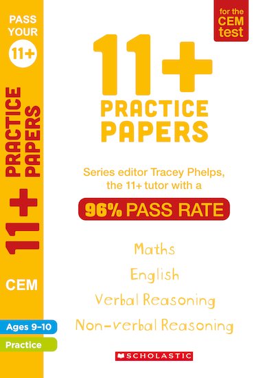 11+ Practice Papers for the CEM Test Ages 9-11 x 6