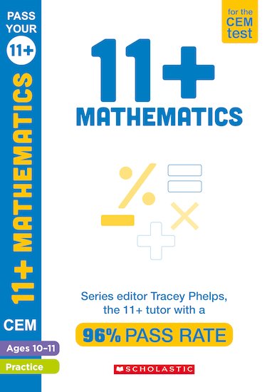11+ Mathematics Practice and Assessment for the CEM Test Ages 10-11 x 6