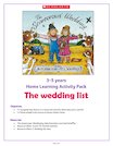 The Scarecrows’ Wedding – Home Learning Activity Pack 3-5 years