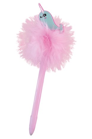 Fluffy Narwhal Pen