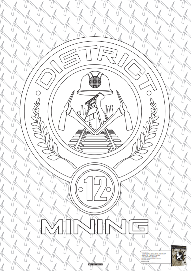 Hunger Games Colouring Book Sample 2 Hunger Games Colouring Book Sample 2