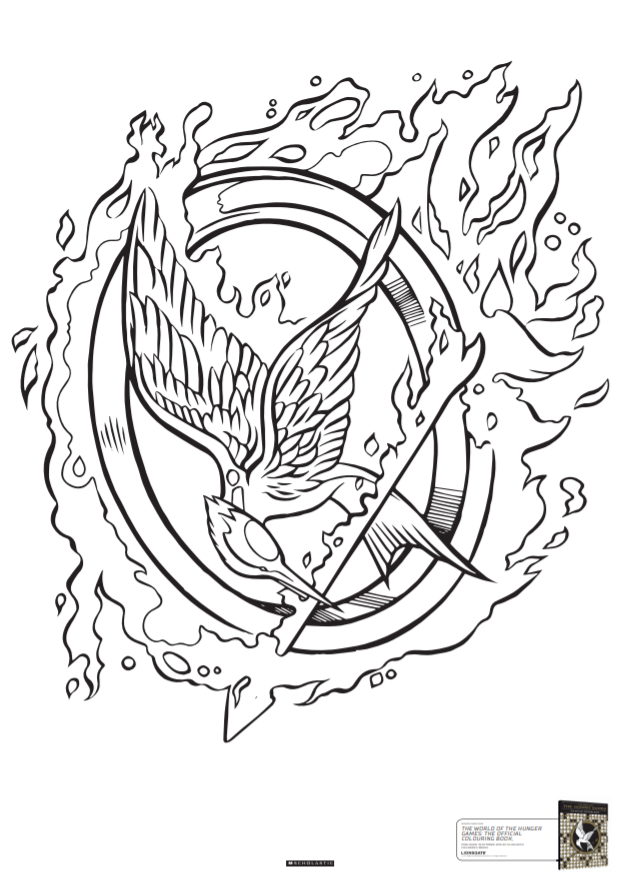 Hunger Games Colouring Book Sample 4 Hunger Games Colouring Book Sample 4