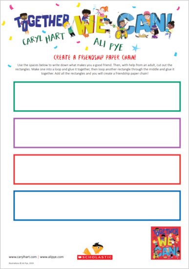 Together We Can - free activity sheets