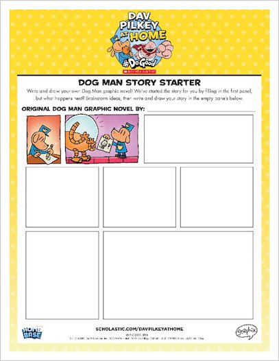 Dog Man Story Starter: Dog Man and 80-HD Dog Man Story Starter: Dog Man and 80-HD