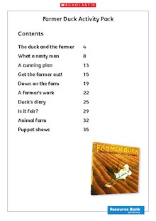 Engage: Farmer Duck lesson plans pack