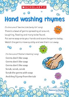 Hand washing rhymes