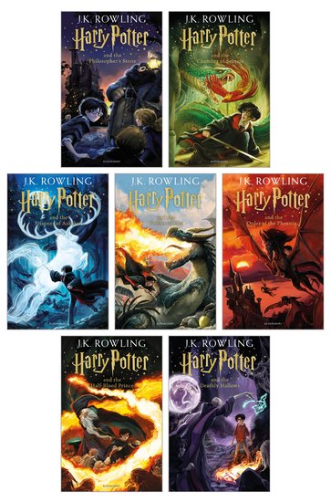 Harry potter books in order