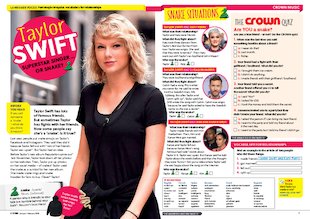 Taylor Swift - Superstar singer … or snake?