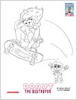 Donut the Destroyer Colouring Sheets (8 pages)