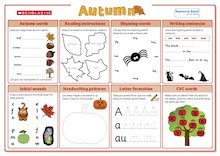 Autumn Literacy Activity Mat