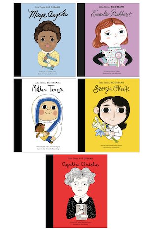 Little People, Big Dreams Pack x 5