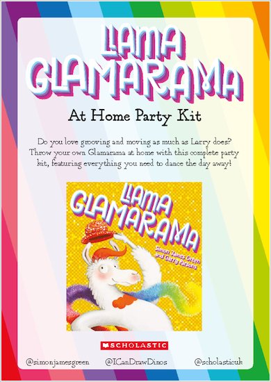 Llama Glamarama At Home Party Kit