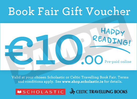 €10 Book Fair Gift Voucher