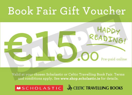 €15 Book Fair Gift Voucher