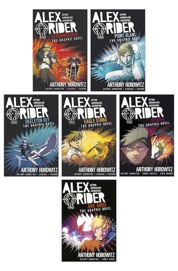Alex Rider Graphic Novels Pack x 6