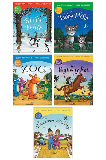 Julia Donaldson and Axel Scheffler Early Readers Pack x 5