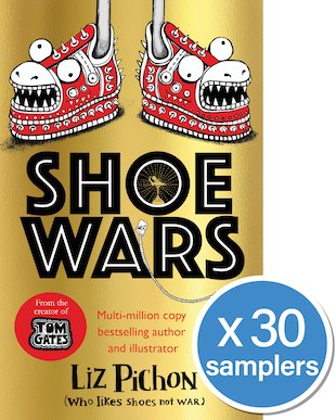 Shoe Wars samplers x 30