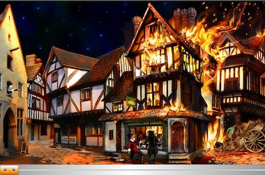 great fire of london coloring pages