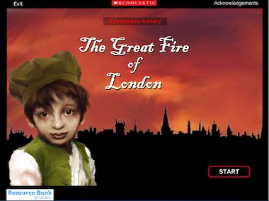 Eyewitness history: The Great Fire of London - interactive
