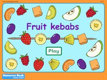 Fruit kebabs game