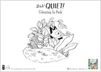 Shhh! Quiet! Colouring In Pack