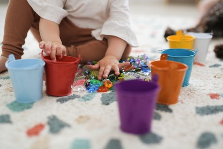 Montessori SMALL Wood Tray For Classroom Loose Parts Invitation to