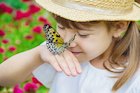 Child with butterfly