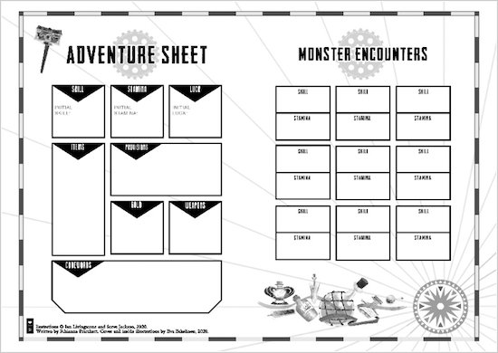 Crystal of Storms Adventure Sheet