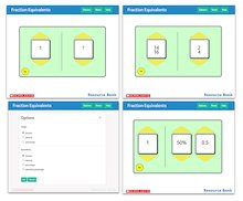 Fraction Equivalents – interactive maths tool