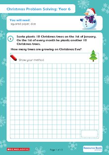 Christmas Maths Problems – Year 6