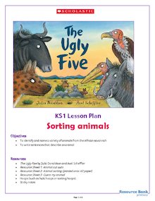 The Ugly Five KS1 lesson plan pack