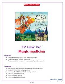 Zog and the Flying Doctors – Year 1 activity pack