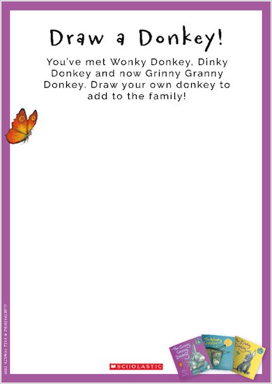 Grinny Granny Donkey Activity Pack