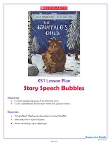 The Gruffalo’s Child Year 1 activity pack