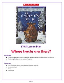 The Gruffalo’s Child – EYFS activity pack