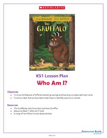The Gruffalo – Who am I? KS1 activity pack