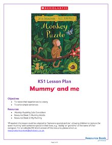 Monkey Puzzle activity pack
