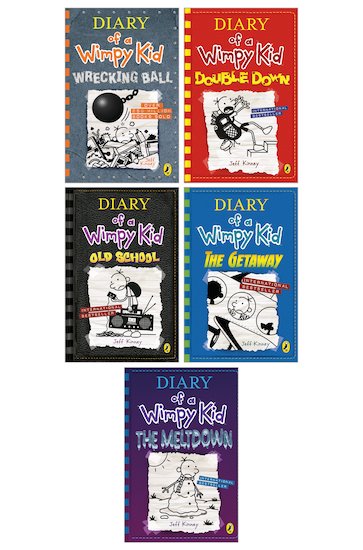Diary of a Wimpy Kid Pack x13