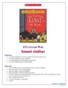 The Smartest Giant in Town – Year 1 lesson plan pack