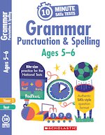 10-Minute SATs Tests: Grammar, Punctuation and Spelling - Year 1 x 6