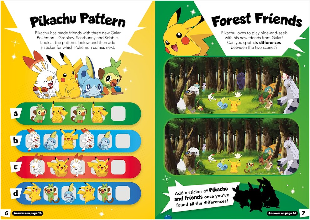 Pokémon Alola Region Sticker Book, Book by The Pokemon Company  International, Official Publisher Page
