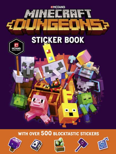 Minecraft Dungeons Sticker Book