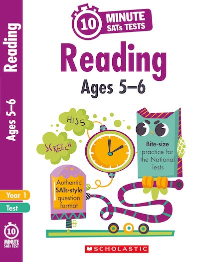 10-Minute SATs Tests: Reading - Year 1 x 30