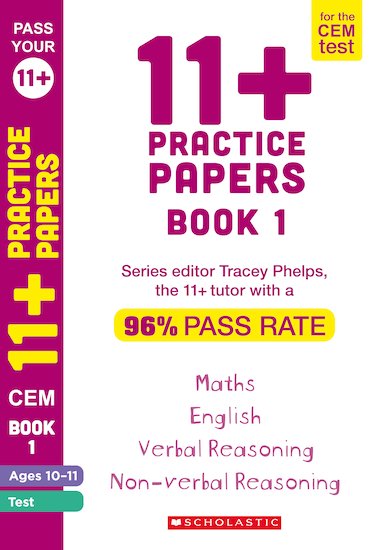 11+ Practice Papers for the CEM Test Ages 10-11 - Book 1