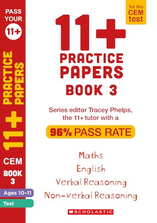 11+ Practice Papers for the CEM Test Ages 10-11 - Set 3