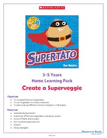 Supertato 3-5 years home learning pack