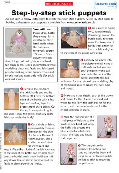 Make a cast of puppets – Primary KS2 teaching resource - Scholastic