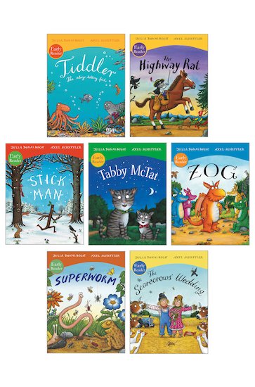 Julia Donaldson and Axel Scheffler Early Readers Pack x 7