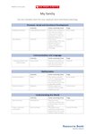 My family - medium-term plan (2 pages)